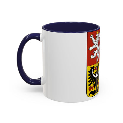 Coat of arms of the Czech Republic - Accent Coffee Mug