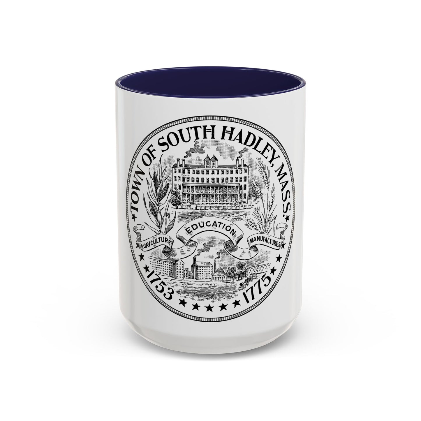 Seal of South Hadley Massachusetts - Accent Coffee Mug