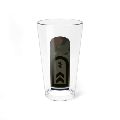 HA OS5 32 Oberfeldwebel SanOA San HMx R (Military Rank) Pint Glass 16oz