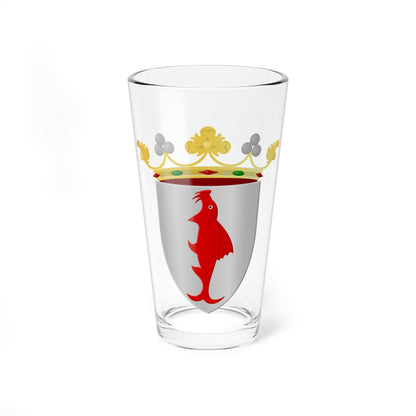 Marchin wapen (Belgium) (Coat of Arms) Pint Glass 16oz