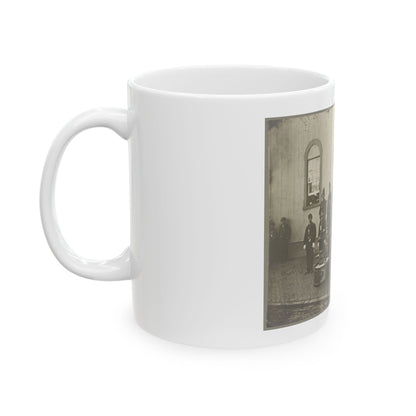 Band Of 9th & 10th Veterans Reserve Corps, Wash. D.C. Apr. 1865 (U.S. Civil War) White Coffee Mug