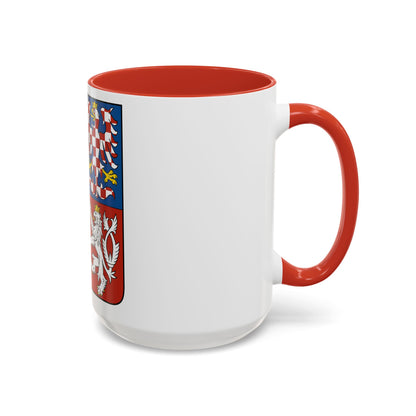 Coat of arms of the Czech Republic - Accent Coffee Mug