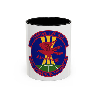 460 Operations Support Squadron USSF (U.S. Air Force) Accent Coffee Mug