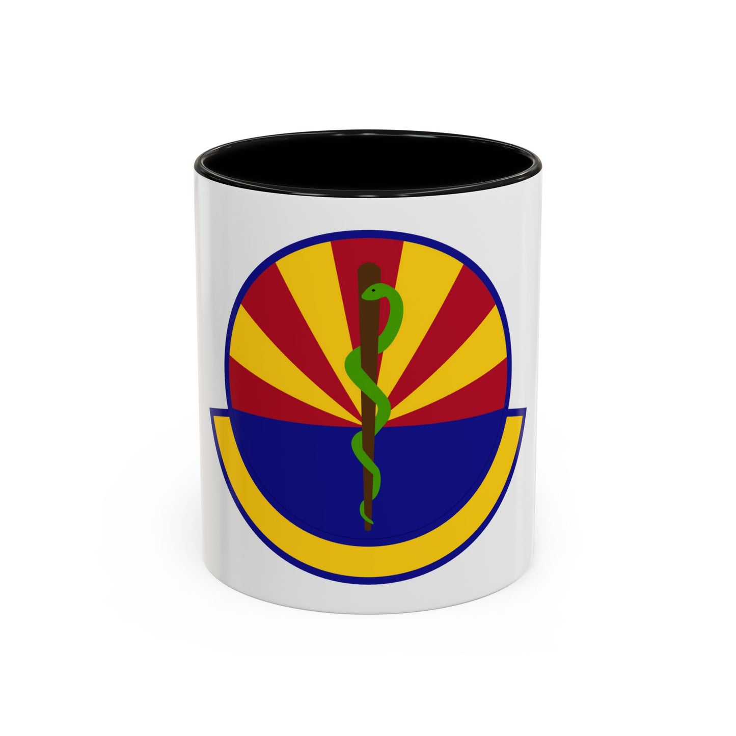 56 Healthcare Operations Squadron AETC (U.S. Air Force) Accent Coffee Mug