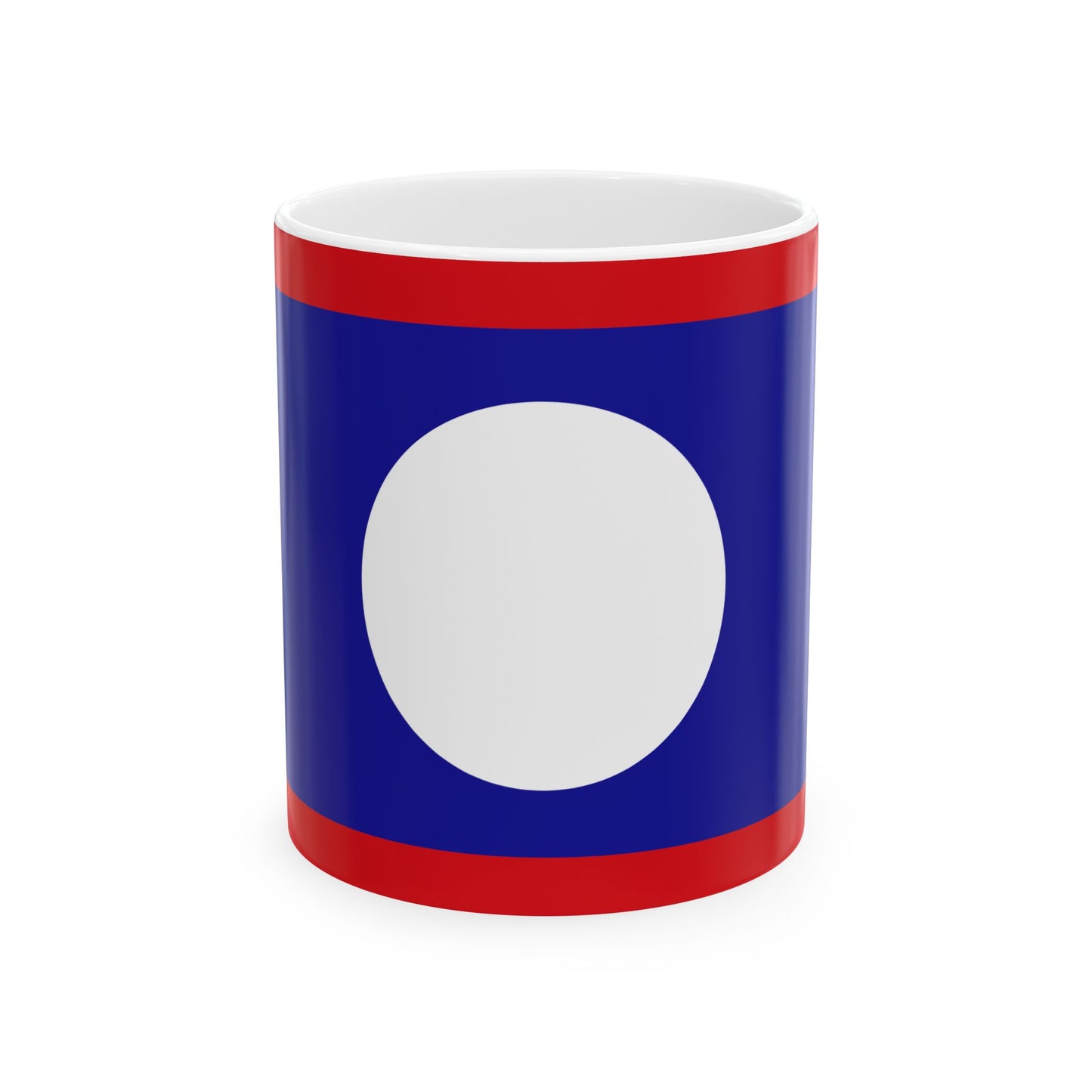 Flag of Belize no coat of arms (Belize) White Coffee Mug