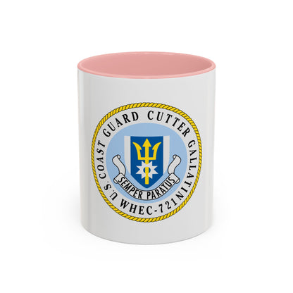 US Coast Guard Cutter Gallatin WHEC 721 (U.S. Coast Guard) Accent Coffee Mug