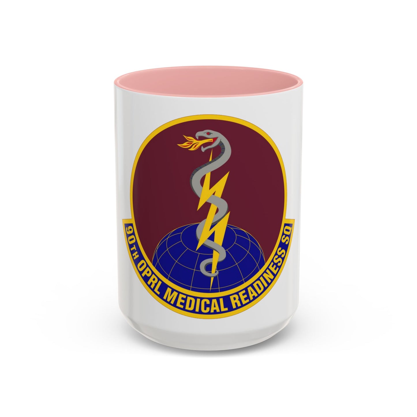 90 Operational Medical Readiness Squadron AFGSC (U.S. Air Force) Accent Coffee Mug