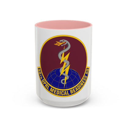 90 Operational Medical Readiness Squadron AFGSC (U.S. Air Force) Accent Coffee Mug