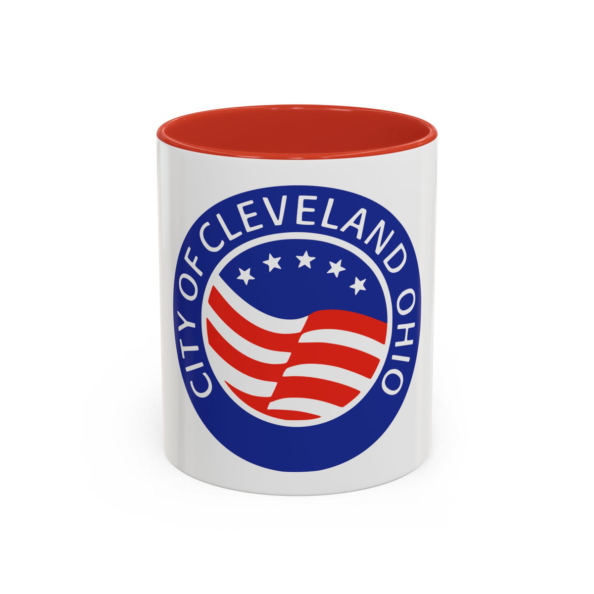 Seal of Cleveland Ohio - Accent Coffee Mug