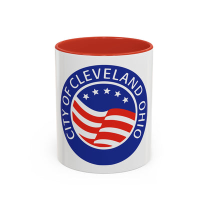 Seal of Cleveland Ohio - Accent Coffee Mug