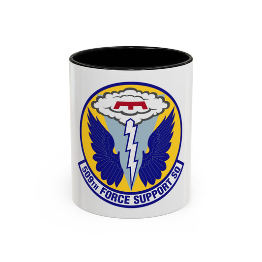 509th Force Support Squadron (U.S. Air Force) Accent Coffee Mug