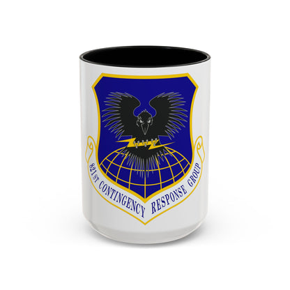 821 Contingency Response Group AMC (U.S. Air Force) Accent Coffee Mug