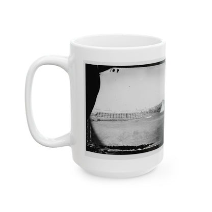 Aquia Creek Landing, Virginia. View From Commissary Department (U.S. Civil War) White Coffee Mug