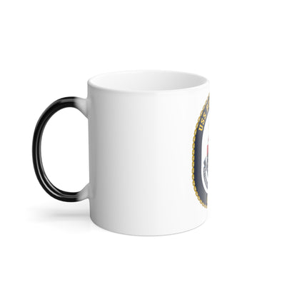 USS Bunker Hill CG 52 Crest (U.S. Navy) Color Changing Mug 11oz