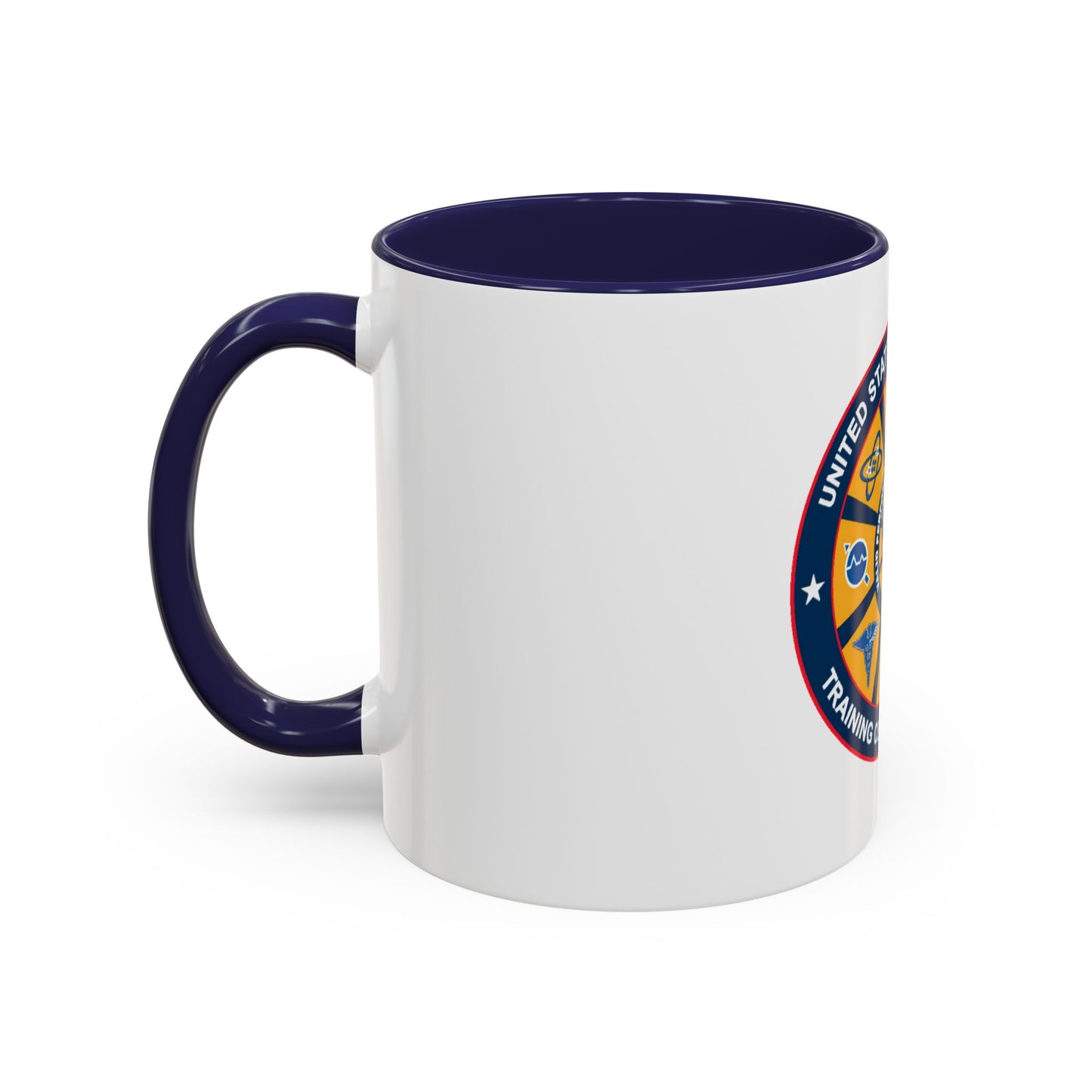 USCG Training Center Petaluma (U.S. Coast Guard) Accent Coffee Mug