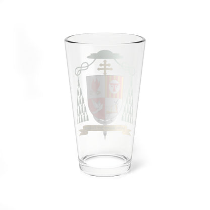Escudo de Joan Planellas (Spain) (Coat of Arms) Pint Glass 16oz