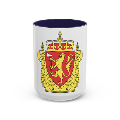 Coat of arms of the Norwegian Police Service - Accent Coffee Mug