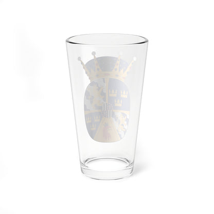 Kronprinsessan Louise vapen (Sweden) (Coat of Arms) Pint Glass 16oz