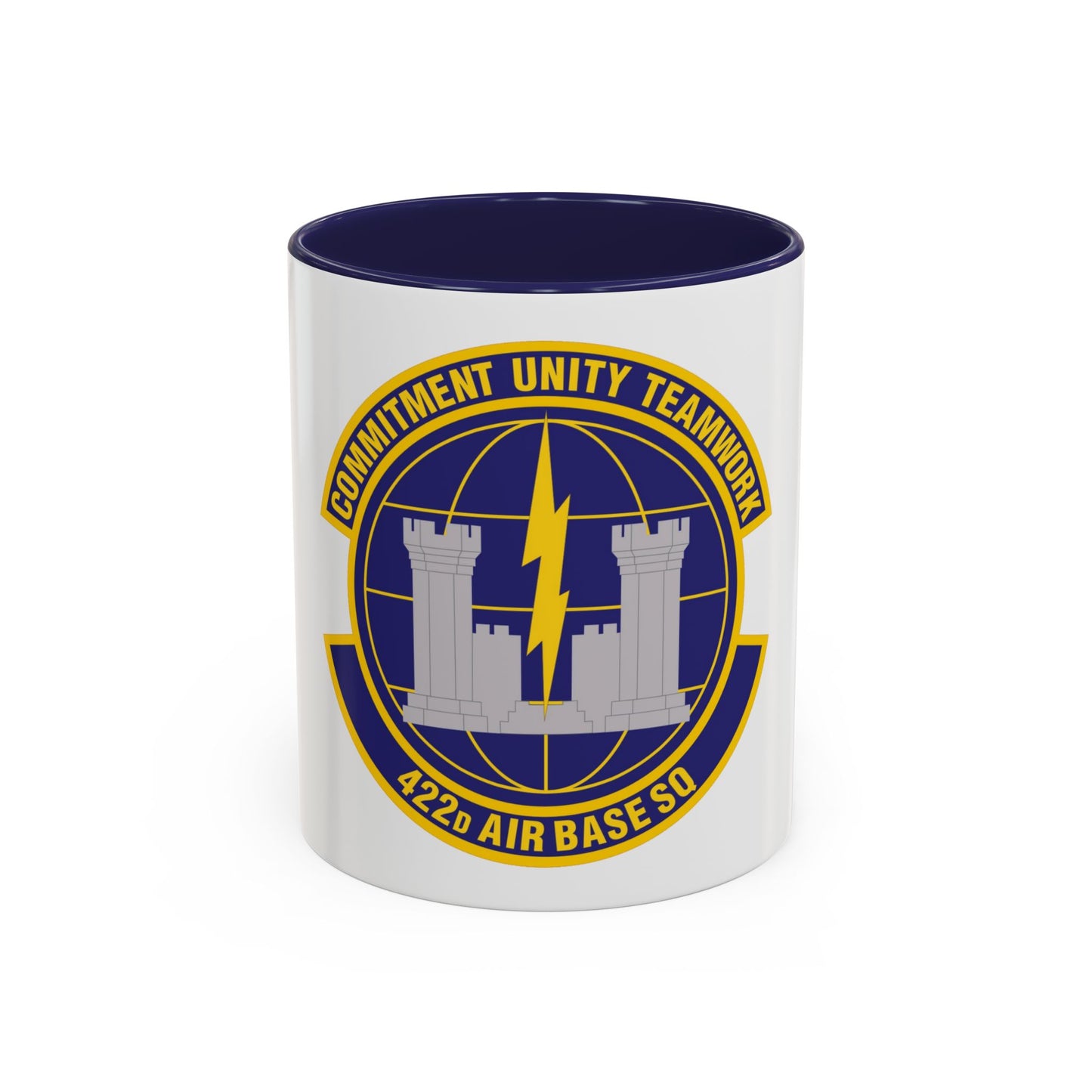 422d Air Base Squadron (U.S. Air Force) Accent Coffee Mug