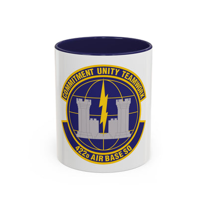 422d Air Base Squadron (U.S. Air Force) Accent Coffee Mug