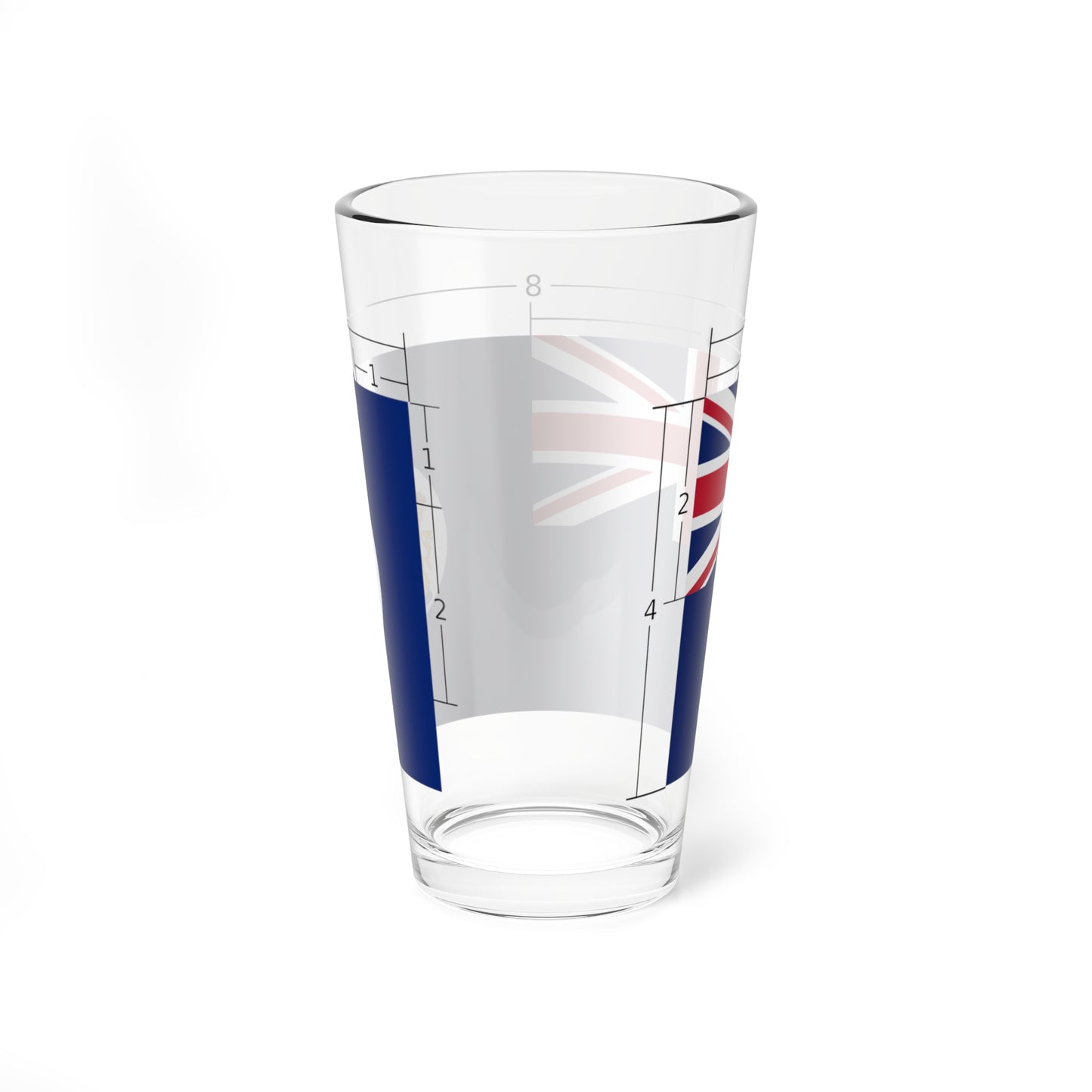 Flag of Hong Kong 1959 Construction (China) Pint Glass 16oz