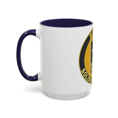 Mug à café avec insigne d'identification de service à la retraite (armée américaine)