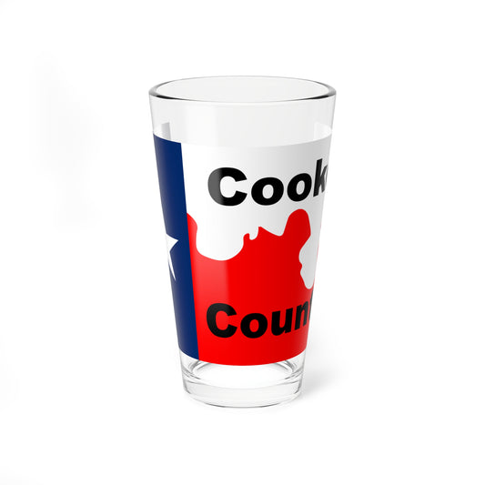 Flag of Cooke County Texas (United States) Pint Glass 16oz