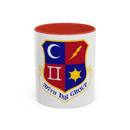 707 Intelligence Surveillance and Reconnaissance Group AFISRA (U.S. Air Force) Accent Coffee Mug