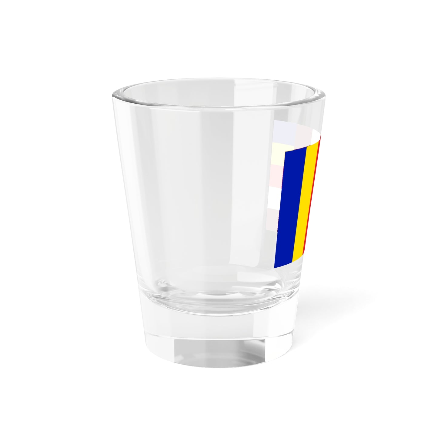 Tibetan buddhist flag (China) Shot Glass 1.5oz
