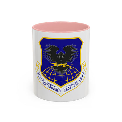 821 Contingency Response Group AMC (U.S. Air Force) Accent Coffee Mug