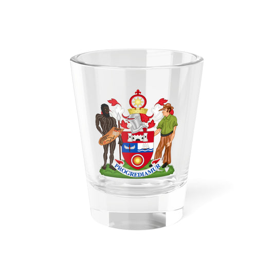 Coat of Arms Darwin Australia - Shot Glass 1.5oz