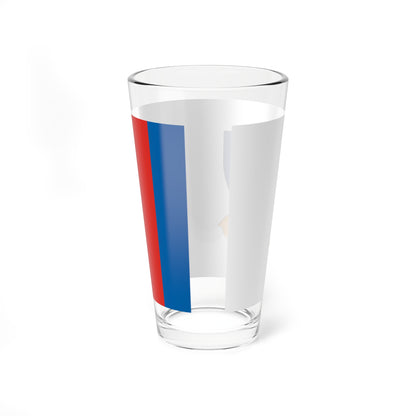 Flag of Pusztahencse (Hungary) Pint Glass 16oz