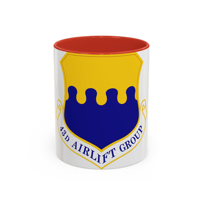 43d Airlift Group (U.S. Air Force) Accent Coffee Mug