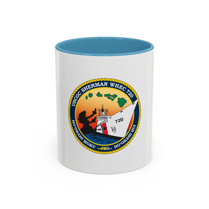 USCGC Sherman WHEC 720 new 2016 (U.S. Coast Guard) Accent Coffee Mug