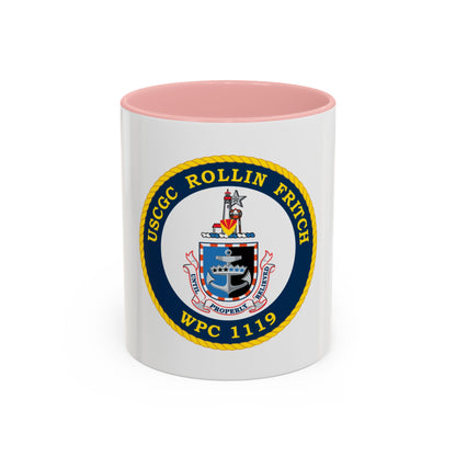 USCGC Rollin Fritch WPC 1119 (U.S. Coast Guard) Accent Coffee Mug