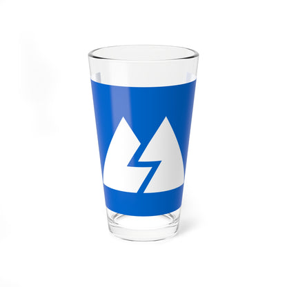 Flag of Iide Yamagata (Japan) Pint Glass 16oz