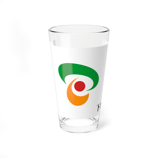 Flag of Shimotsuke Tochigi (Japan) Pint Glass 16oz