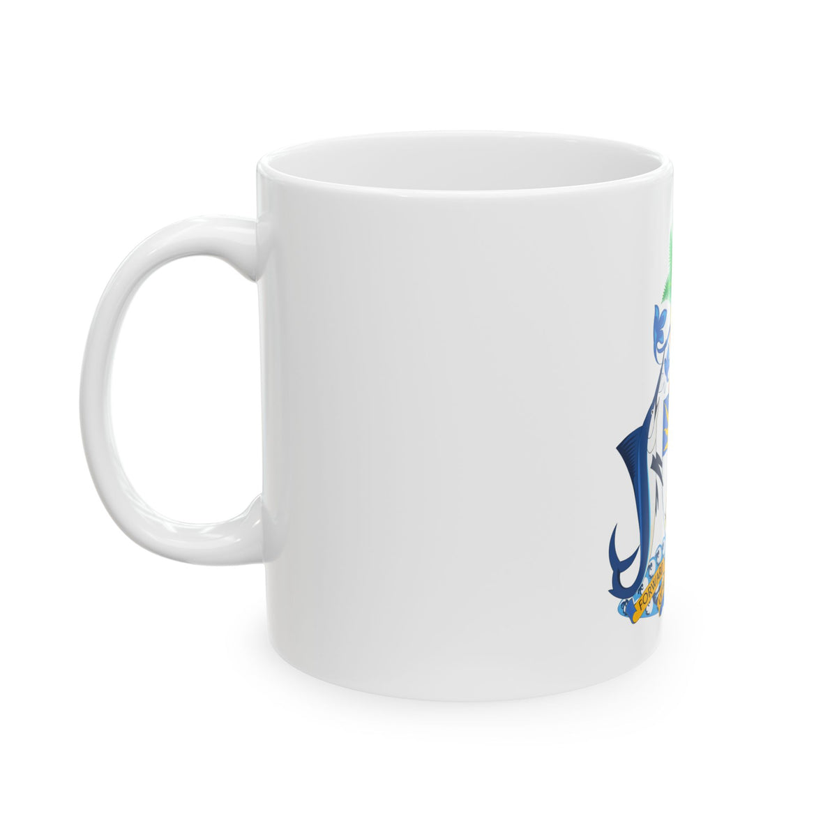 Coat of Arms of The Bahamas - White Coffee Mug