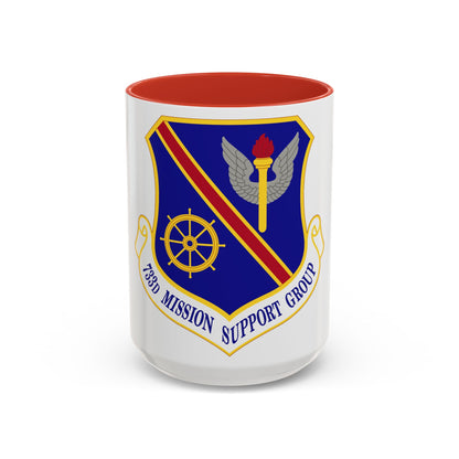 733d Mission Support Group (U.S. Air Force) Accent Coffee Mug