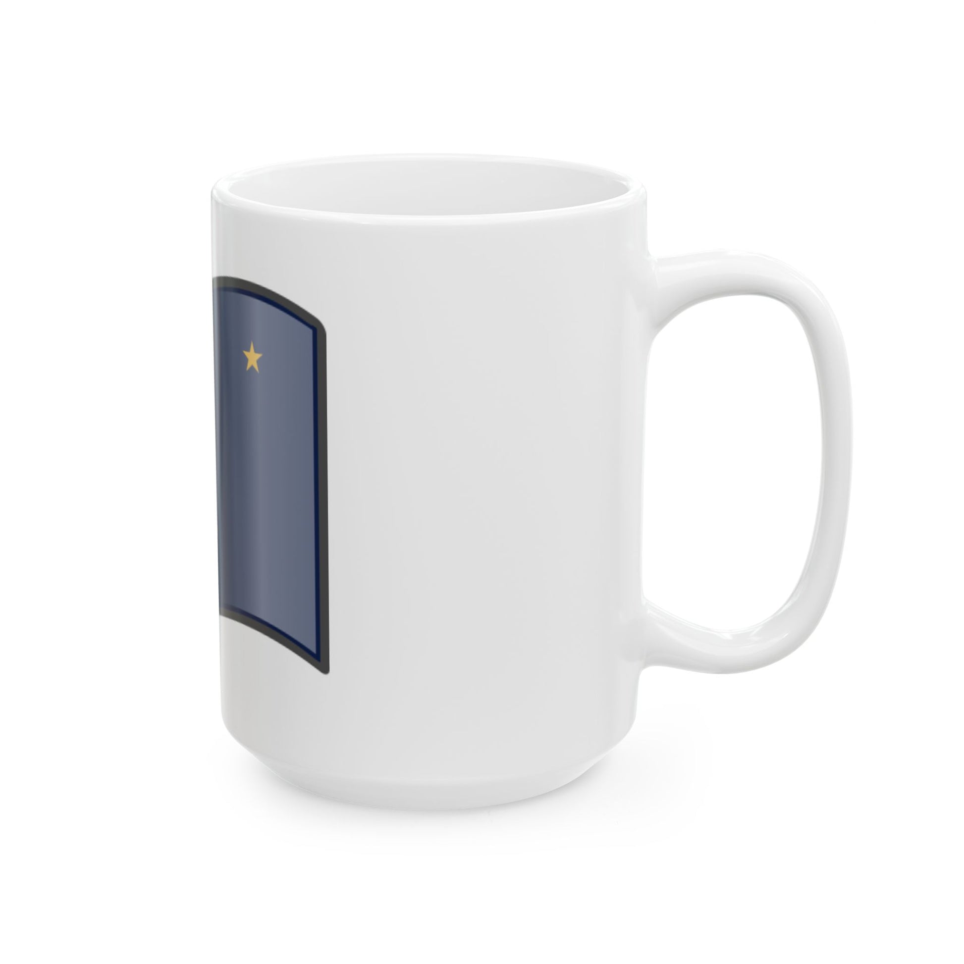Nuvola Alaska flag (United States) White Coffee Mug-Go Mug Yourself