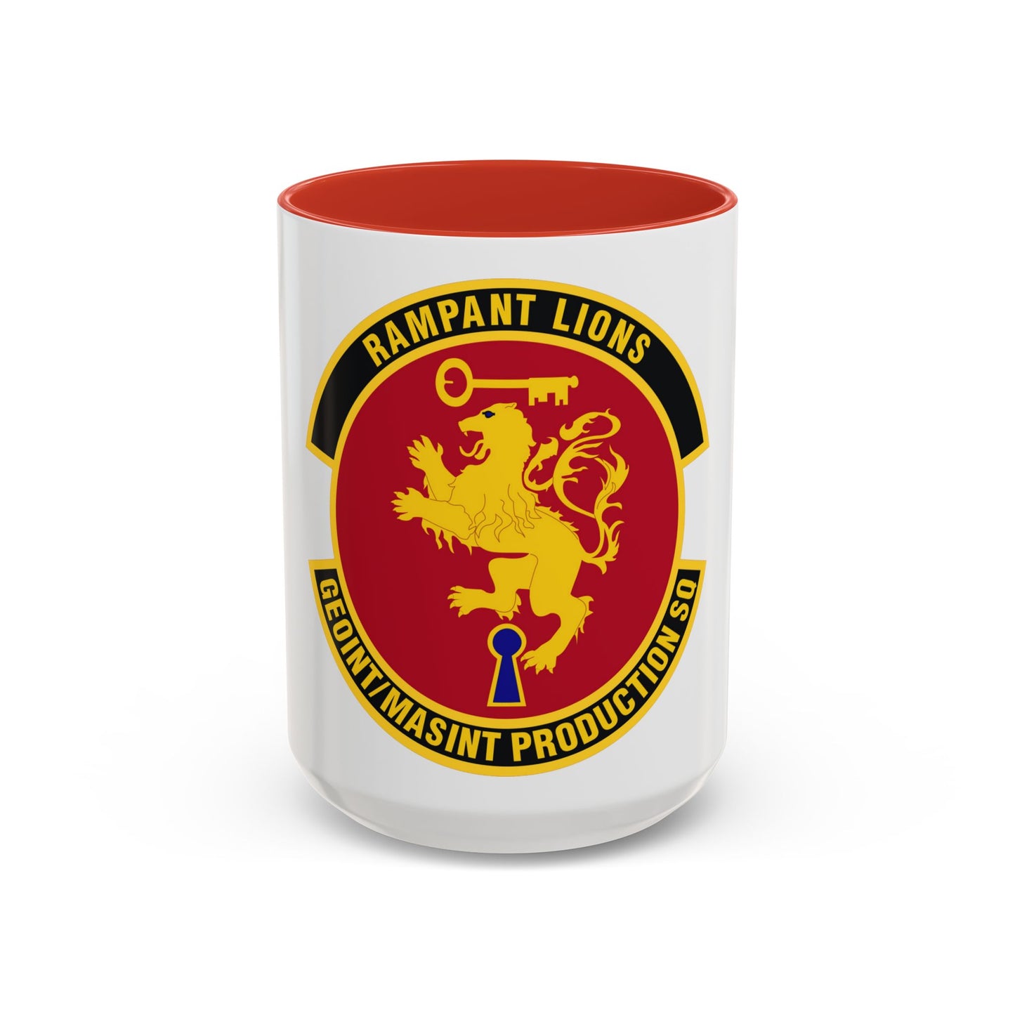 Geospatial Intelligence Measurement & Signatures Intelligence Production Squadron (U.S. Air Force) Accent Coffee Mug