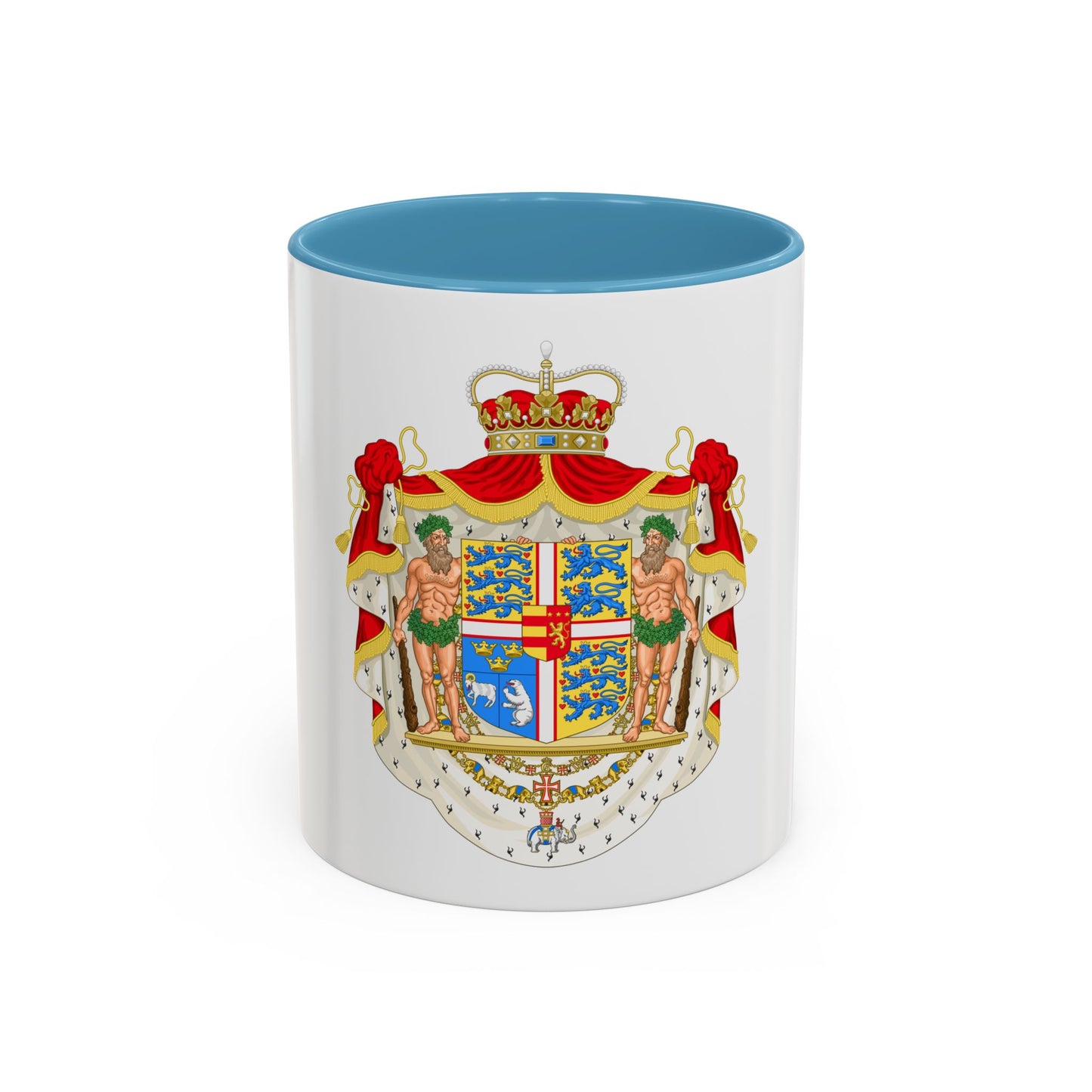 Coat of arms of Joachim, Prince of Denmark - Accent Coffee Mug