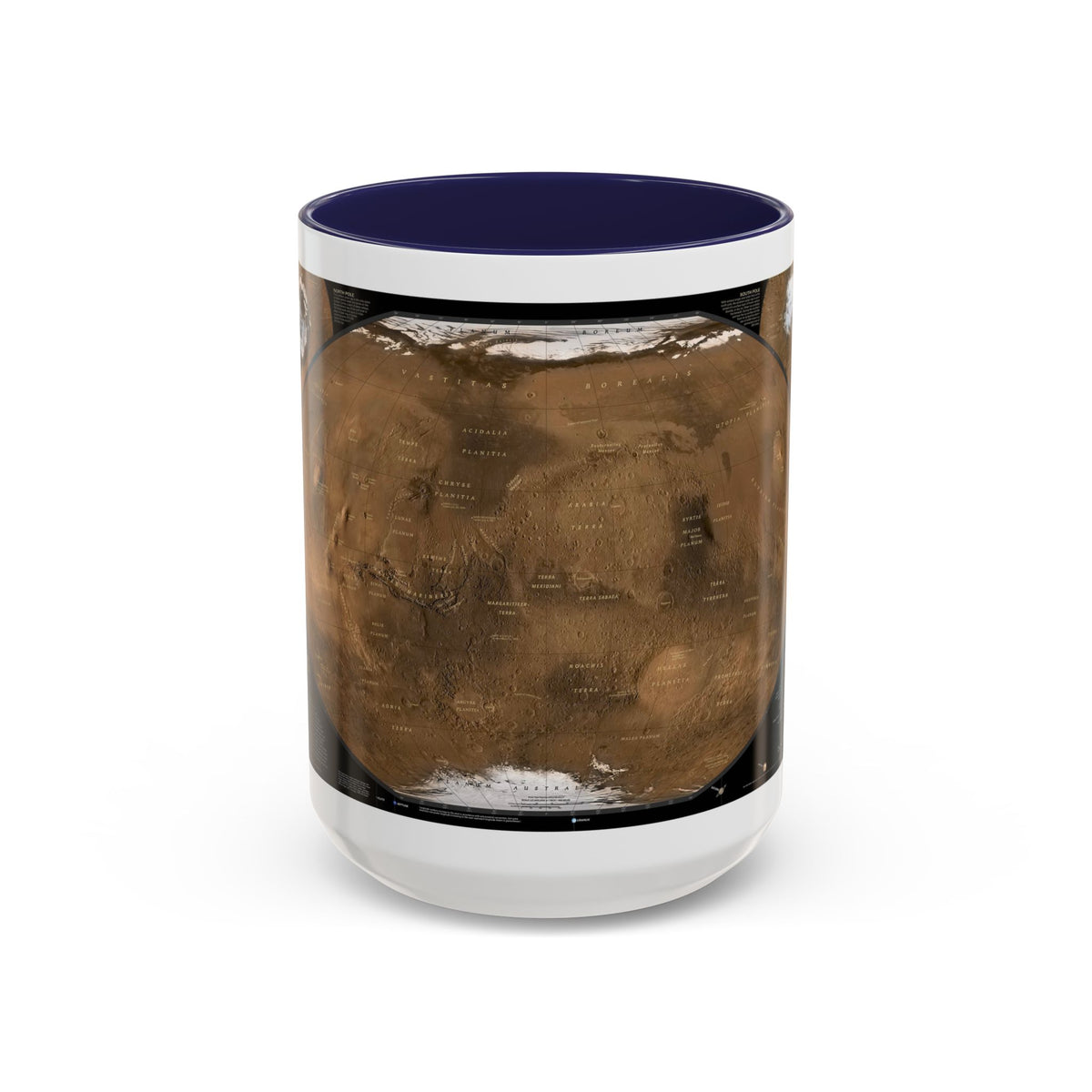 Space - MARS (2001) (Map) Accent Coffee Mug