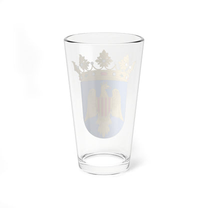 Escudo de Aguilón (Spain) (Coat of Arms) Pint Glass 16oz