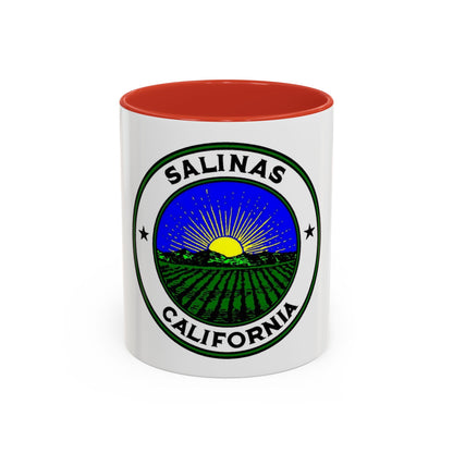 Seal of Salinas California - Accent Coffee Mug