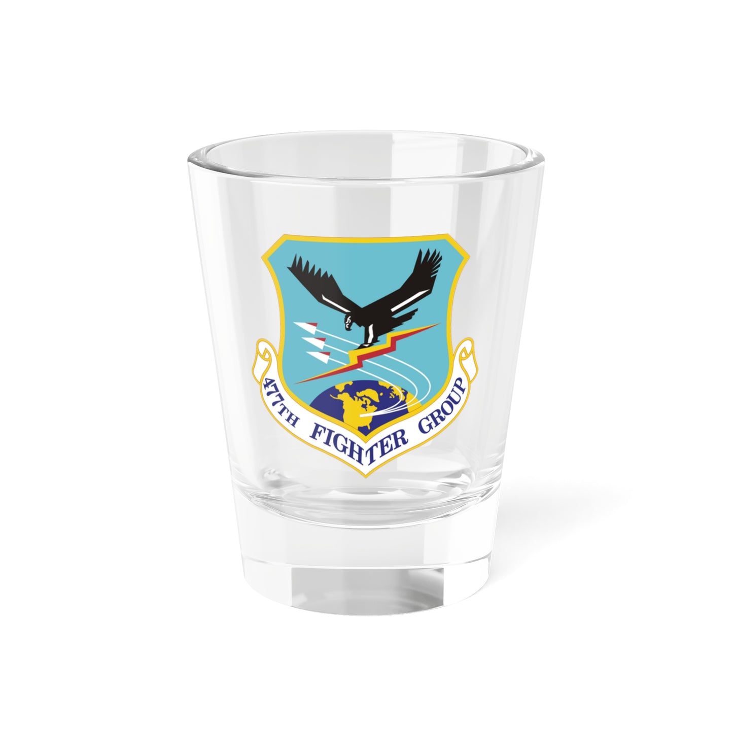 Verre à liqueur 477e groupe de chasseurs (US Air Force) 1,5 oz