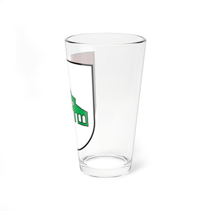 DEU Augsburg-Kriegshaber COA (Germany) (Coat of Arms) Pint Glass 16oz