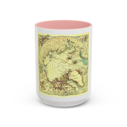 North Pole (1907) (Map) Accent Coffee Mug