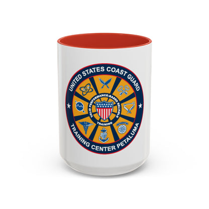 USCG Training Center Petaluma (U.S. Coast Guard) Accent Coffee Mug