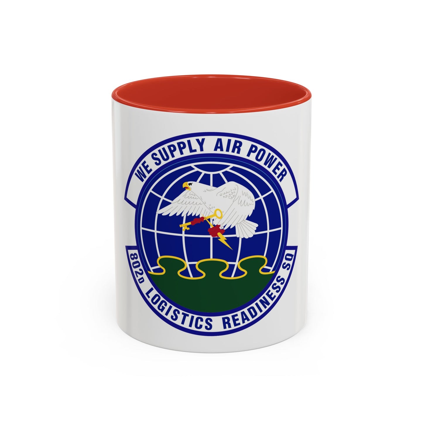 802d Logistics Readiness Squadron (U.S. Air Force) Accent Coffee Mug